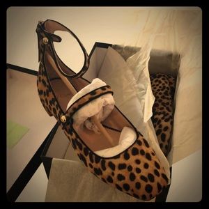 J. Crew Sally ballet flats leopard print